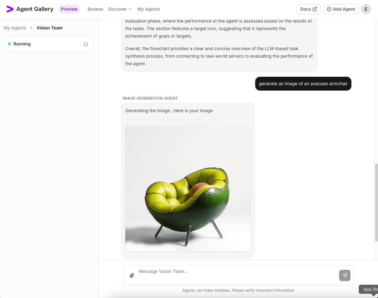 Vision Team image generation results